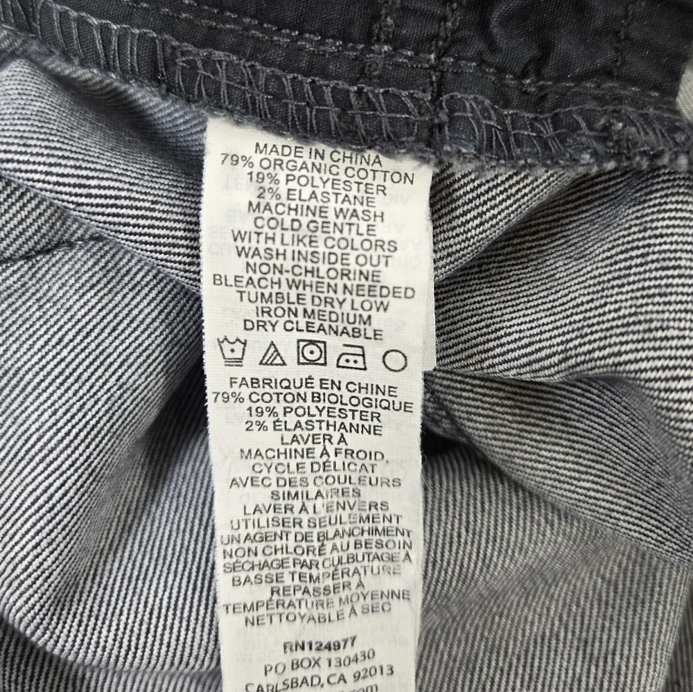 Prana Kayla Black Slim Fit Jeans